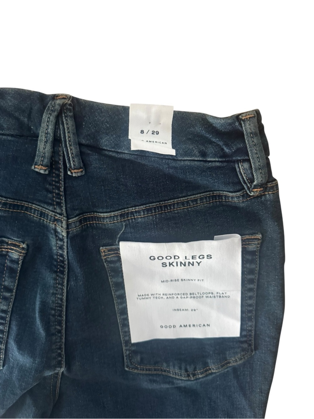 Good American Good Legs Skinny Jeans - Indigo Wash